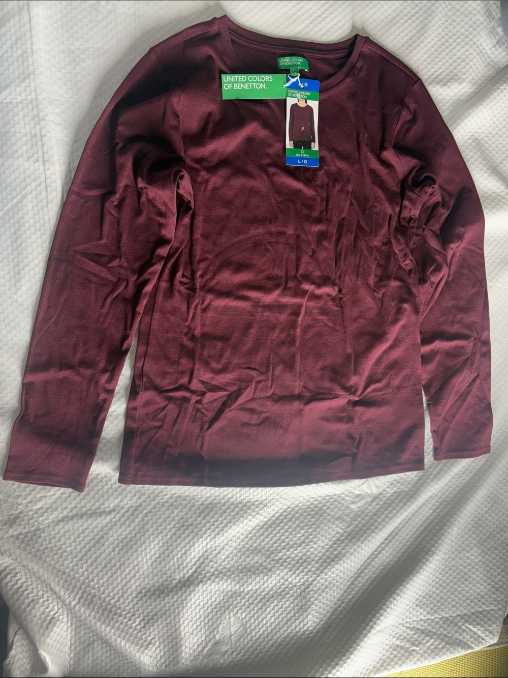 United Colors Of Benetton Women's Crewneck Sweater - Wine